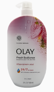 OLAY BODYWASH STRAWBERRY MINT 30 OZ