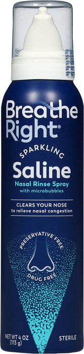BREATHE RIGHT SALINE NASAL RINSE SPRAY 4 OZ