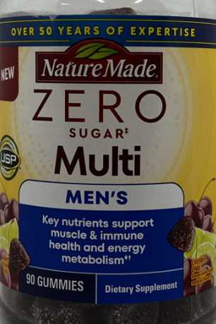 ZERO SUGAR MULTI MENS GUMMIES 90 NM