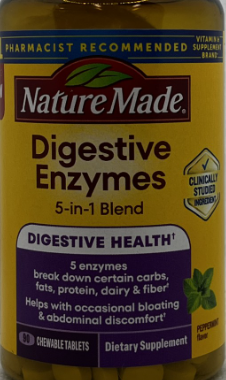 DIGESTIVE ENZYMES CHEWABLE TAB 90 NM
