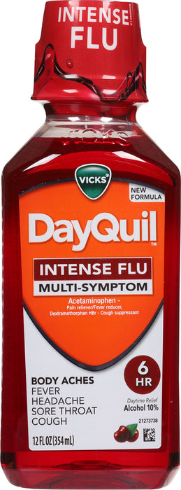 DAYQUIL INTENSE FLU MULTI-SYM LIQ CHERRY 12OZ