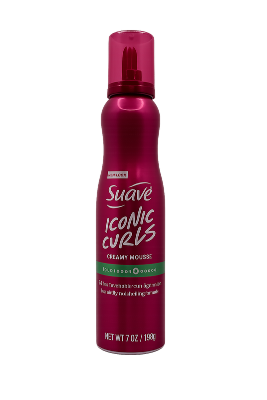 SUAVE ICONIC CURLS CREAMY MOUSSE 7 OZ