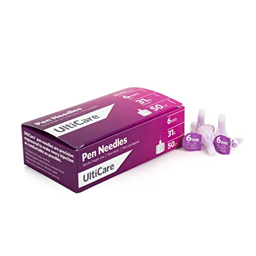 ULTICARE PEN NEEDLE 31G 6 MM BX/50