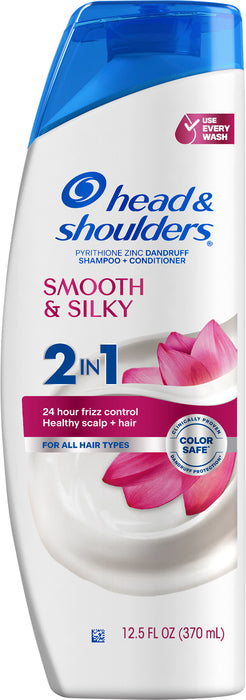 HEAD & SHOULDERS 2-IN-1 SMOOTH & SILKY 12.5OZ