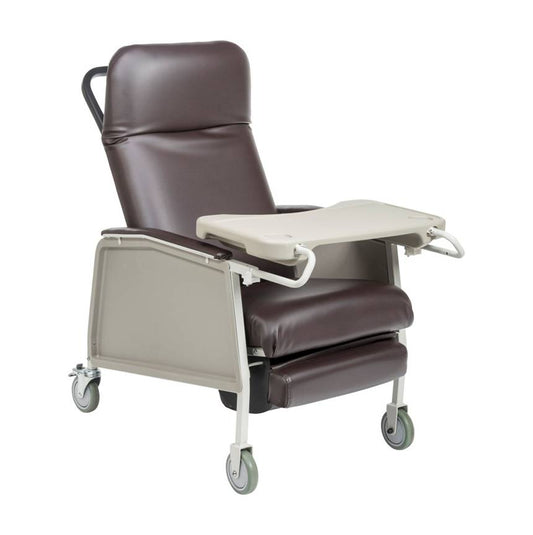 GERI CHAIR 3 POS RECLINER CHOCOLATE DRIVE