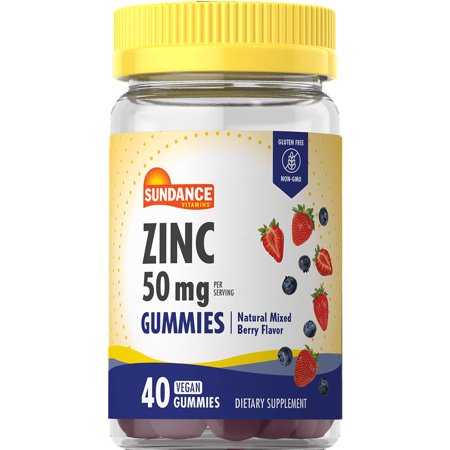 ZINC GUMMY 50 MG 40 SUNDANCE