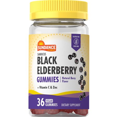 BLACK ELDERBERRY GUMMY 400 MG 36 SUNDANCE
