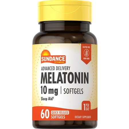 MELATONIN SOFTGEL 10 MG 60 SUNDANCE