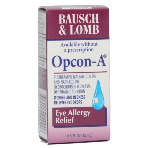 BAUSCH & LOMB OPCON-A EYE DROP 0.5 OZ