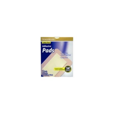 GS BANDAGE ADHESIVE PADS LARGE 3 X 4" 10