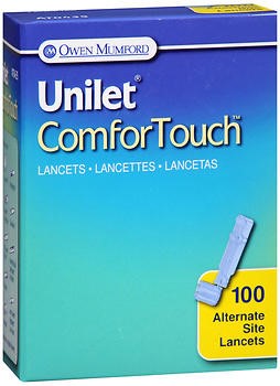 UNILET COMFORTOUCH LANCET ALTER/SITE 26G 100