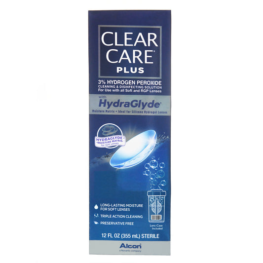 CLEAR CARE PLUS CLEAN/DISINFECT SOL 12 OZ