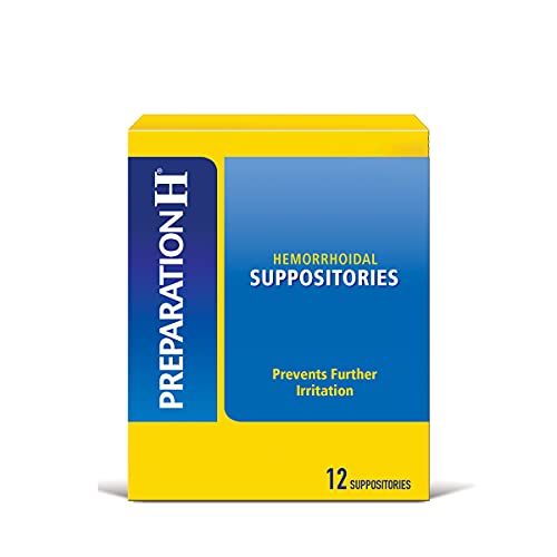 PREPARATION H SUPPOSITORIES 12