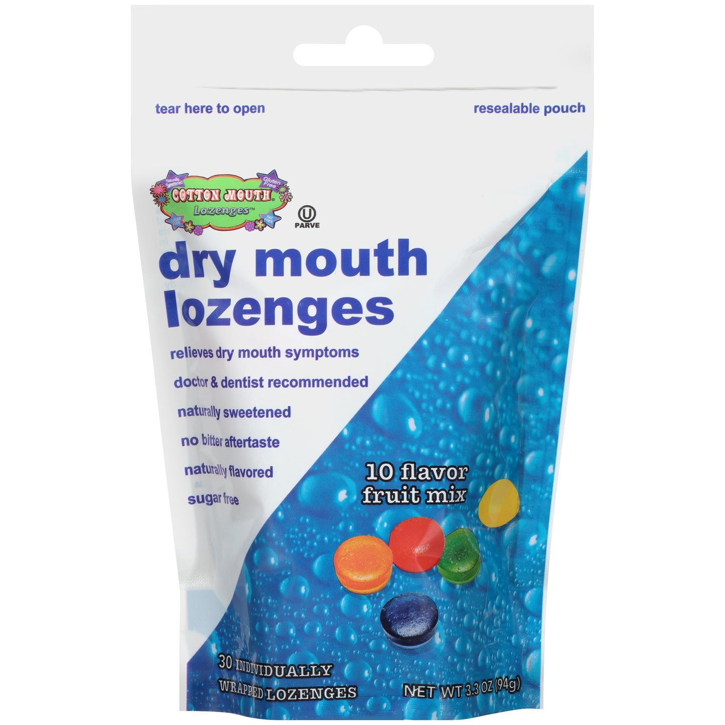 COTTON MOUTH DRY MOUTH LOZENGE 3.3 OZ