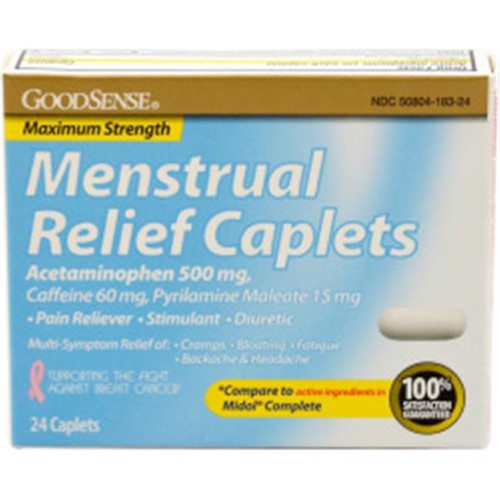 GS MENSTRUAL RELIEF CAPLET 24