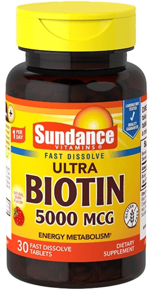 BIOTIN FAST DISSOLVE TAB 5000 MCG 30 SUNDANCE