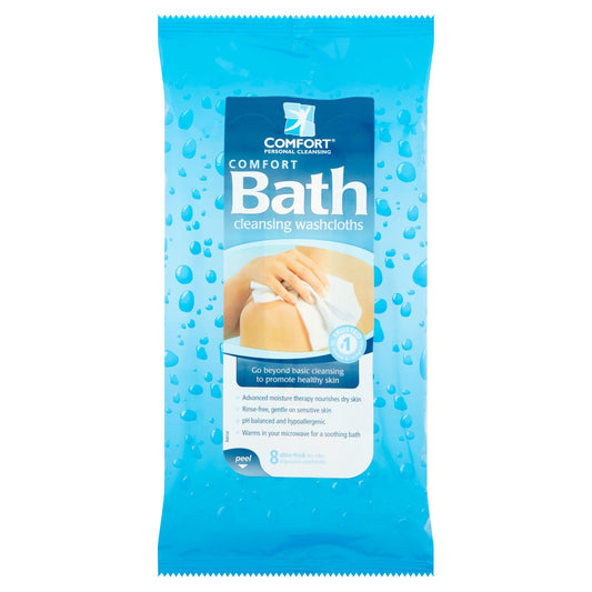 COMFORT BATH CLEANSING WASHCLOTH 8