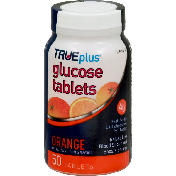 TRUE PLUS GLUCOSE TAB ORANGE 50