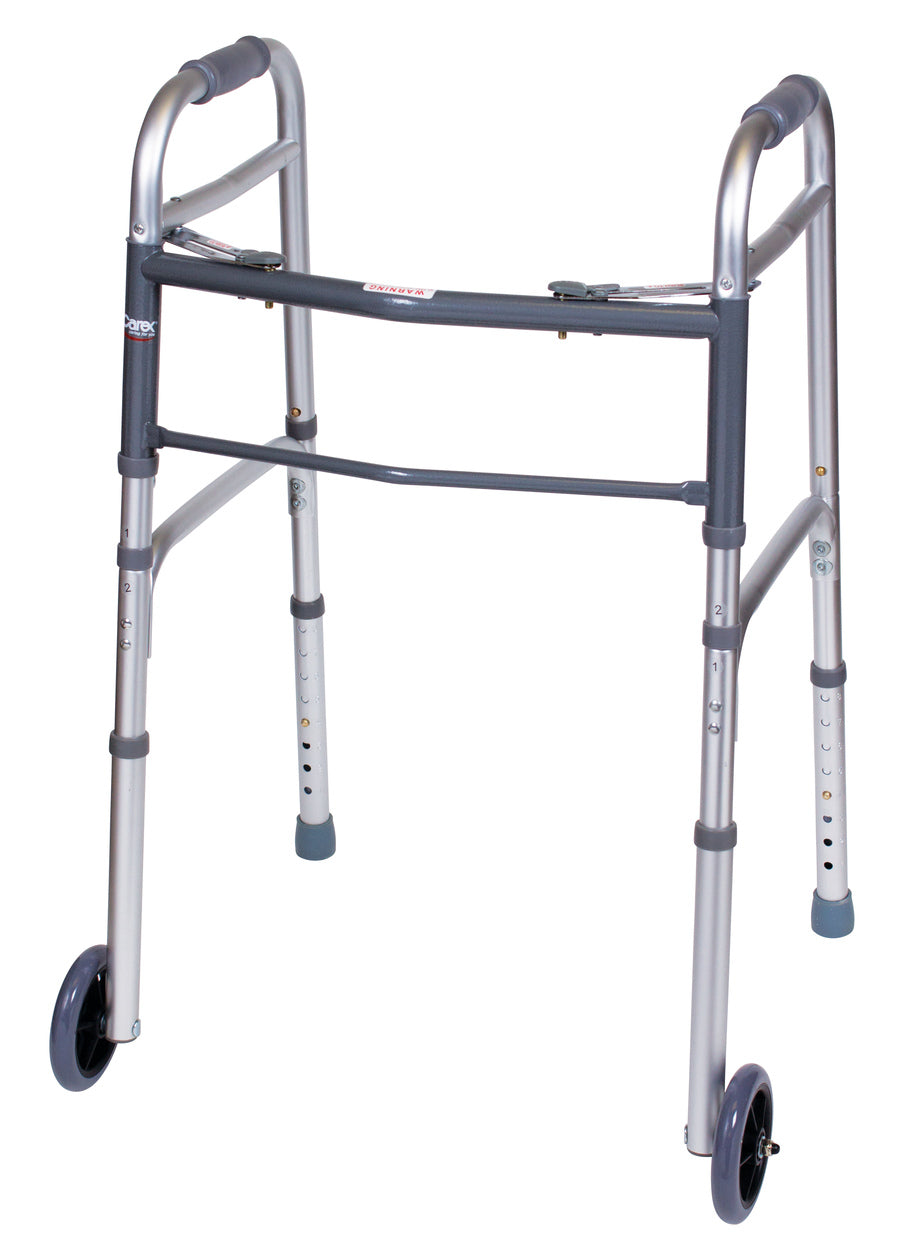 WALKER WHEELED 5" FIX FOLDING KD