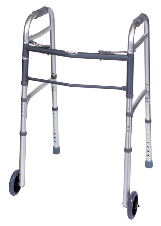 WALKER WHEELED 5" FIX FOLDING KD