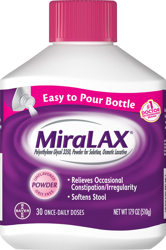 MIRALAX 30 DOSES 17.9 OZ (510 GM)