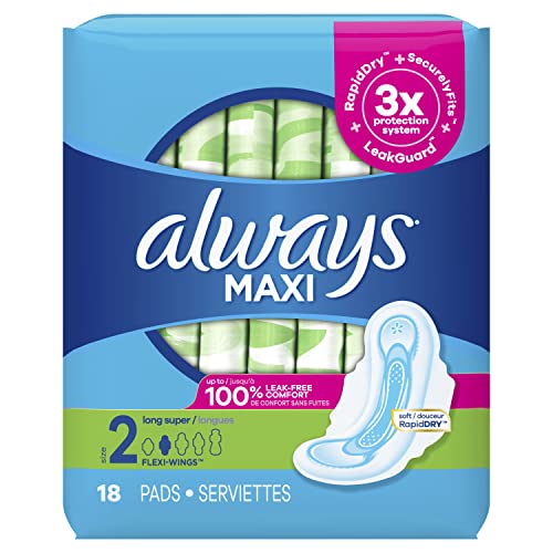 ALWAYS MAXI LONG SUPER W/WINGS 18