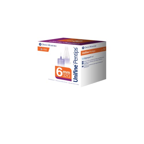 UNIFINE PENTIPS PEN NEEDLE 32G 6MM BX/100