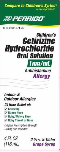 CETIRIZINE CHILD GRP DF 4 OZ (OTC) PADAGIS