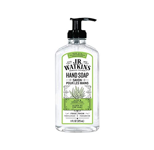 JR WATKINS HAND SOAP GEL ALOE & GRN TEA 11 OZ