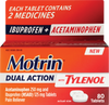 MOTRIN DUAL ACTION W/TYLENOL CAPLET 80