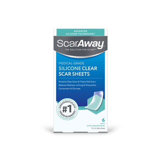 SCARAWAY SILICONE CLEAR SCAR SHEETS 6