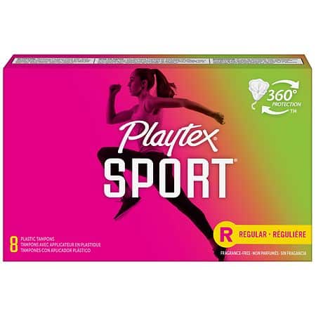TRL PLAYTEX SPORT TAMPONS REGULAR 8