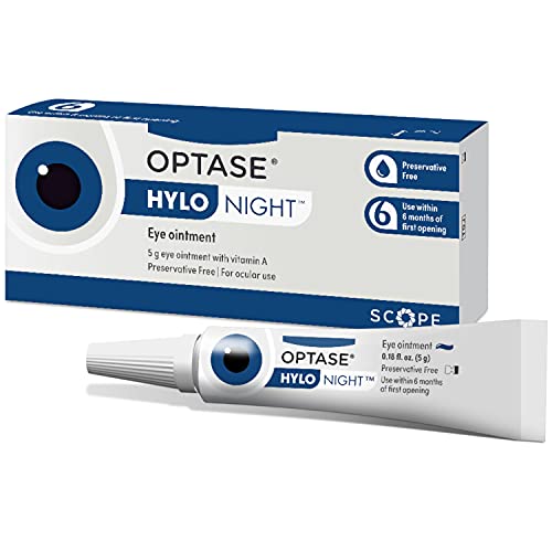 OPTASE HYLO NIGHT EYE OINTMENT 5 GM