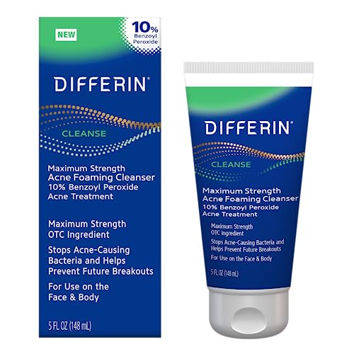 DIFFERIN MAX STRENGTH ACNE FOAM CLEANSER 5 OZ