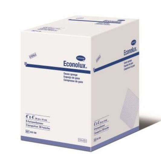 ECONOLUX GAUZE SPONGE LF ST 8 PLY 4X4 2PK(50)