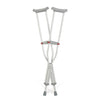 CRUTCH ALUMINUM RED DOT ADULT 5'10"-6'6"