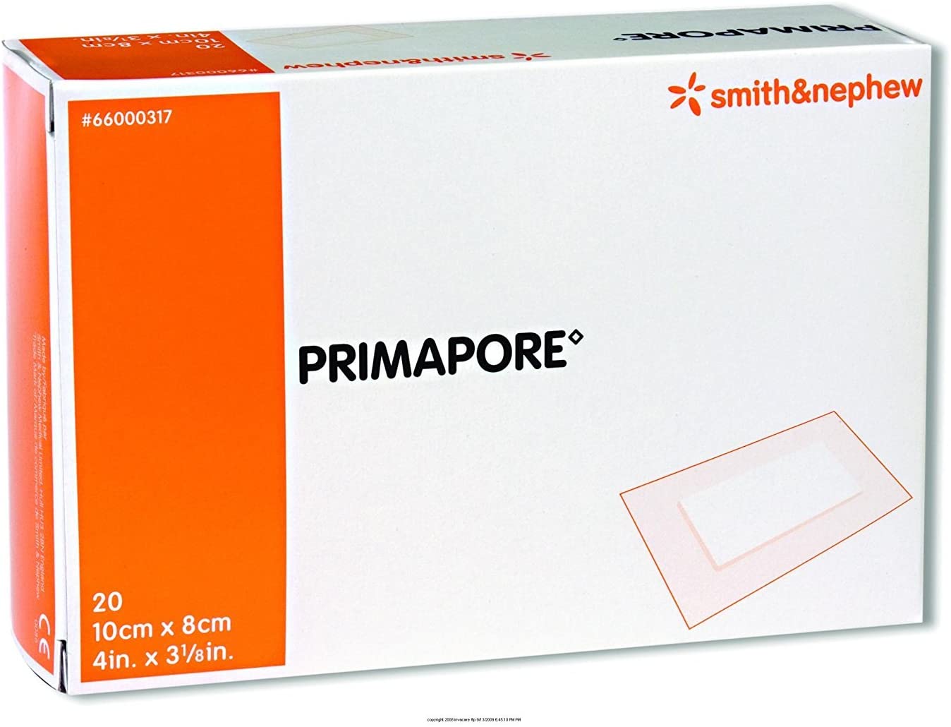 PRIMAPORE DRESSING 4 X 3 1/8" (20)