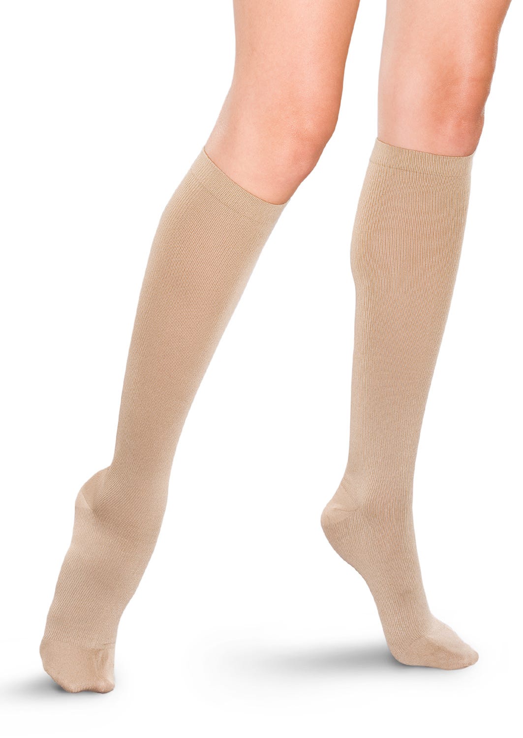 KNEE HIGH 15-20 TROUSER SOCK KHAKI SM TF