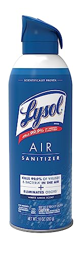 LYSOL AIR SANITIZER SPRAY WHITE LINEN 10 OZ
