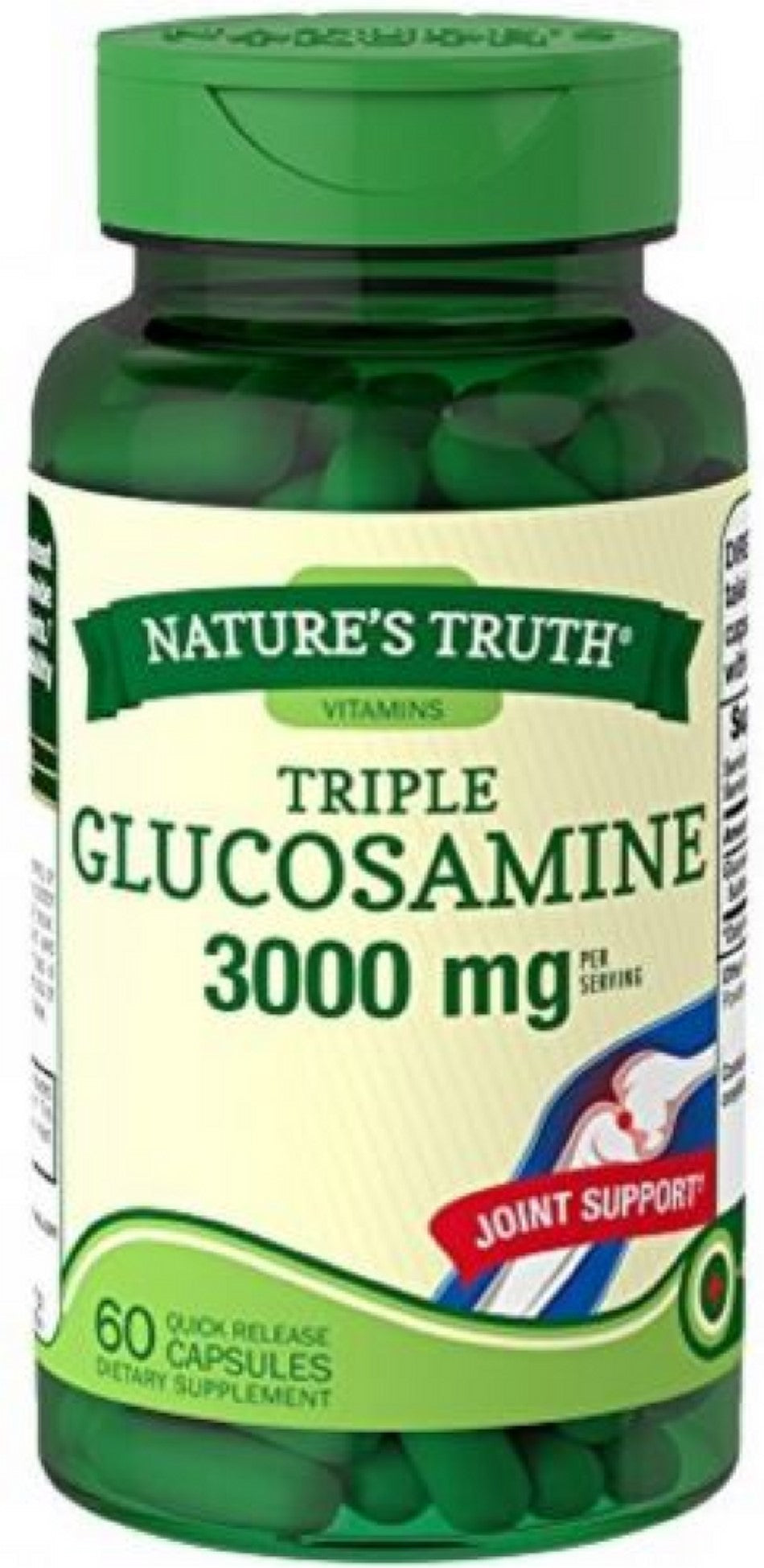 GLUCOSAMINE CAP 3000 MG MAX STRENGTH 60 NT