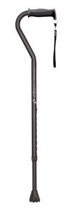 CANE ALUM OFFSET AIRGO BLACK