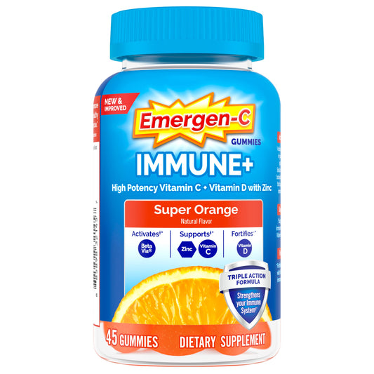 EMERGEN-C IMMUNE+ TA GUMMIES SUPER ORANGE 45
