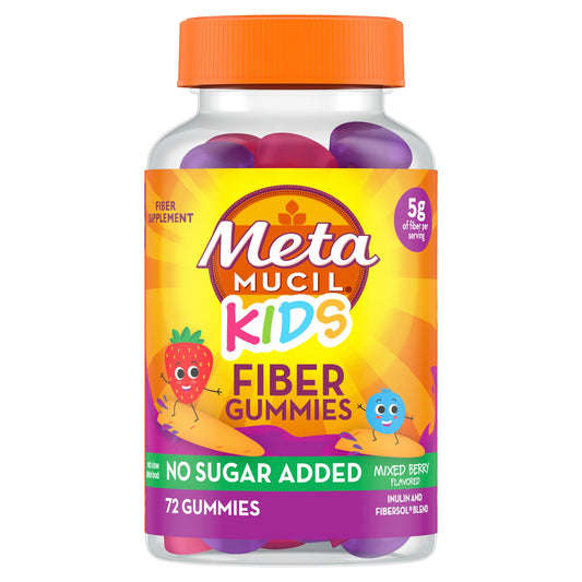 METAMUCIL KIDS FIBER MIXED BERRY GUMMIES 72
