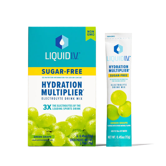 LIQUID IV SUGAR FREE GREEN GRAPE 6