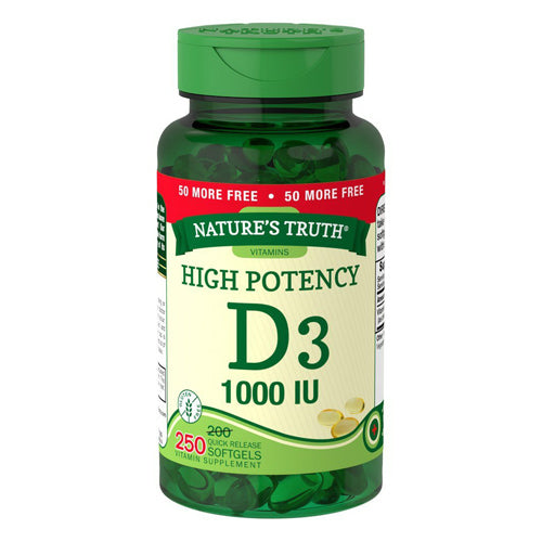 VITAMIN D3 SOFTGEL 1000 IU 250 NT