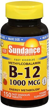 VITAMIN B-12 FD TAB 1000 MCG W/METHYL 150 SND