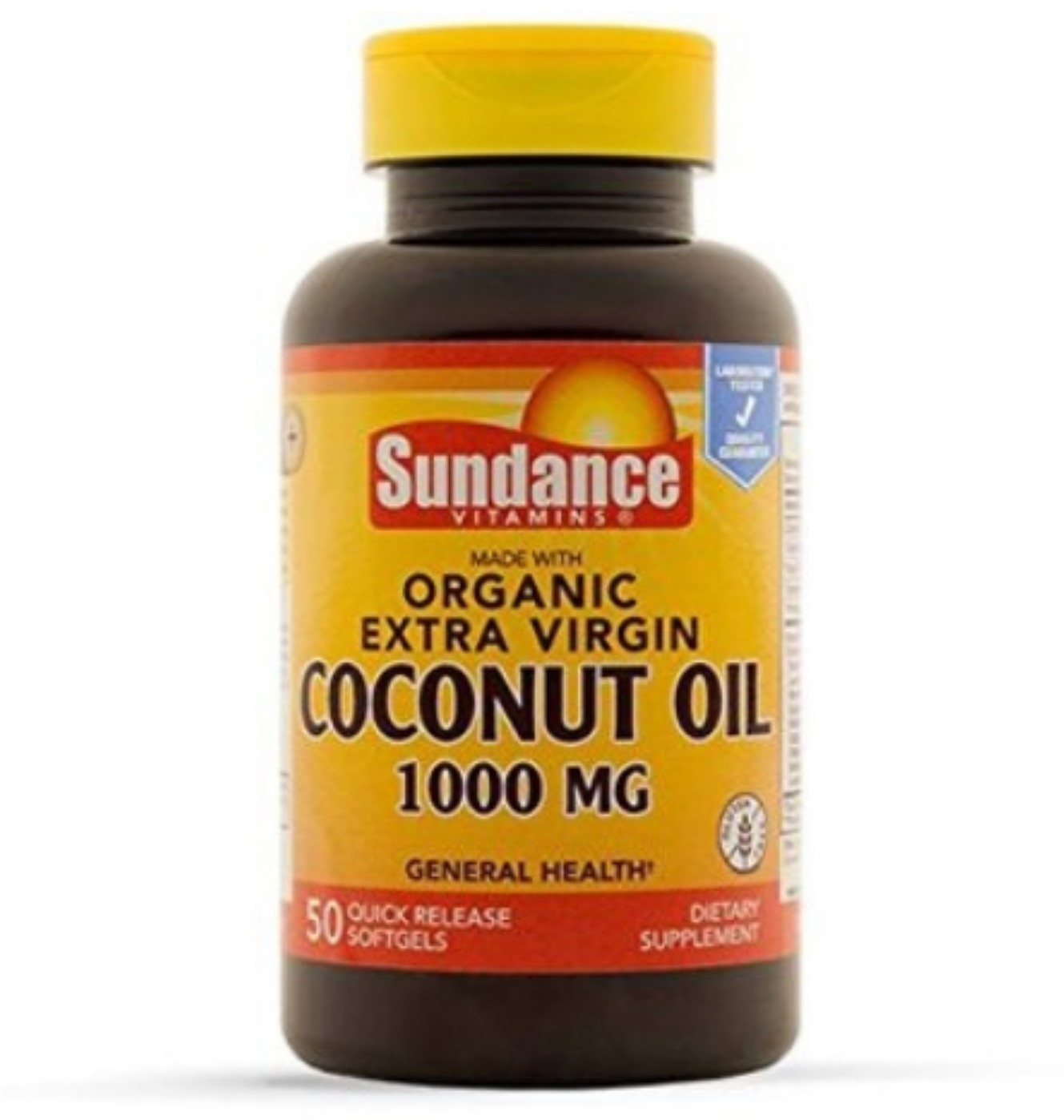 ORGANIC COCONUT OIL SOFTGEL 2000 MG 50 SUNDAN