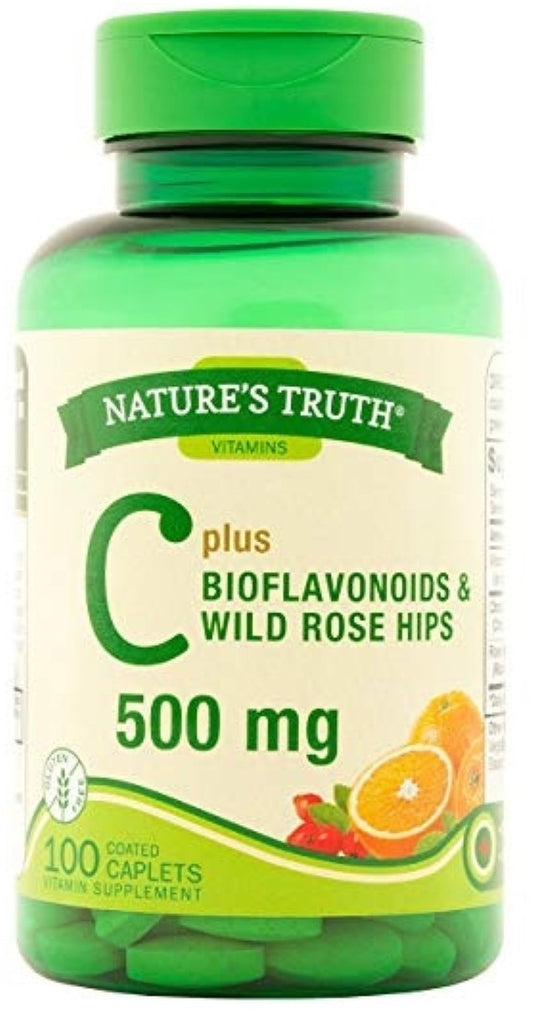 VITAMIN C + BIOFLAV/ROSE HIP TAB 500 MG 100
