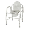 COMMODE DROP ARM STEEL 300 LB
