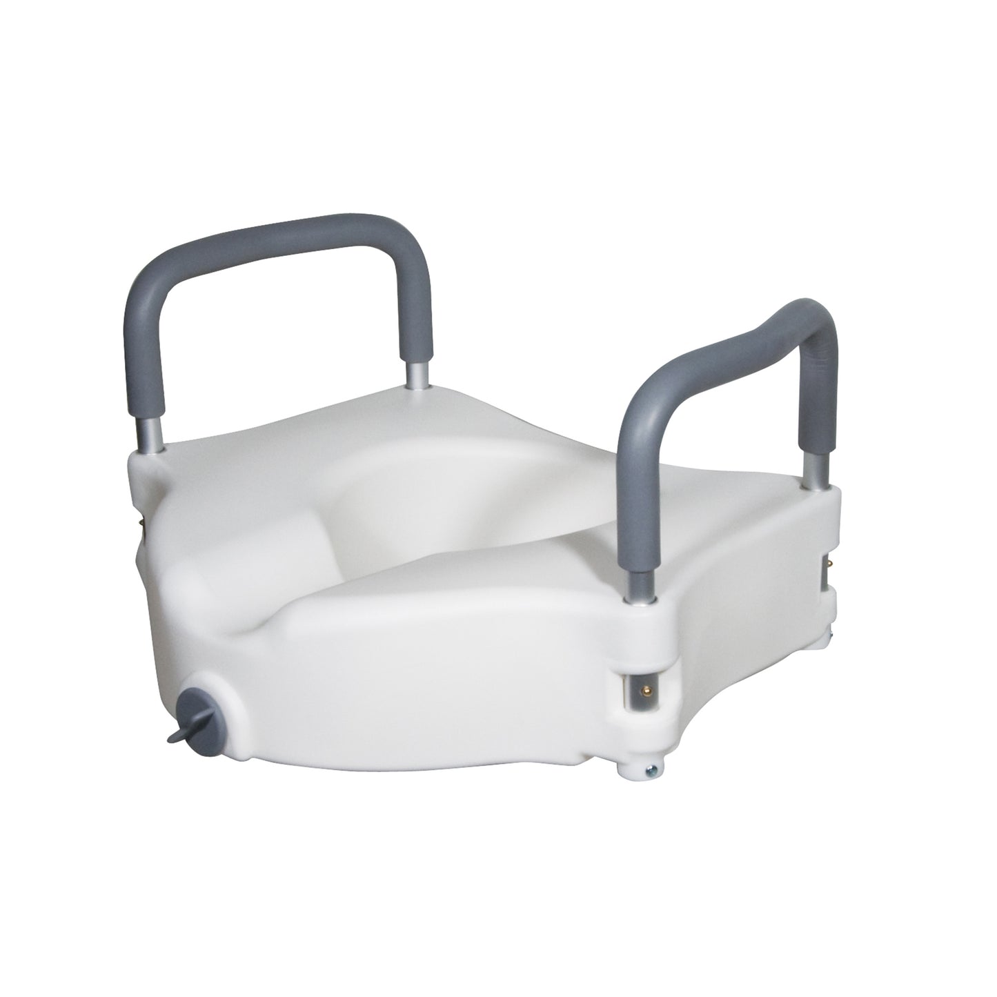 TOILET SEAT RAISED W/ARMS LOCK DR